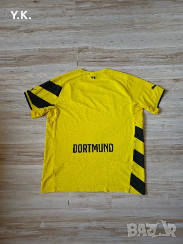 Оригинална мъжка тениска Puma DryCell x Borussia 09 Dortmund / Season 14-15 (Home), снимка 3 - Тениски - 50681845
