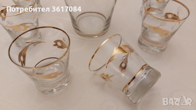 Антикварен сервиз (пълен комплект) с позлата и ръчно гравиране от 30-те години, снимка 6 - Антикварни и старинни предмети - 39449719