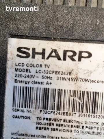 MAIN BOARD ,TP.MS6308.PB711, for телевизор  Sharp LC-32CFE6242E ,for 32inc DISPLAY LSC320HN07, снимка 6 - Части и Платки - 49358239