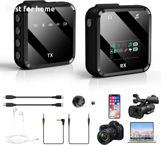 Lavalier микрофон  за интервюта,  стрийминг на живо и др. BraveKoi