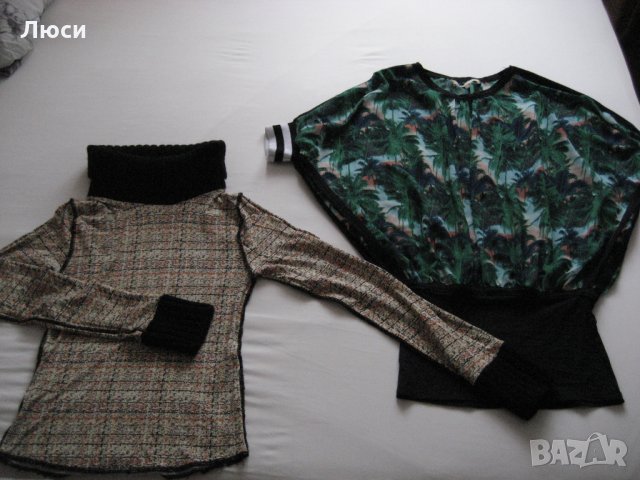 2 лота готени блузи и още, снимка 1 - Блузи с дълъг ръкав и пуловери - 35401594