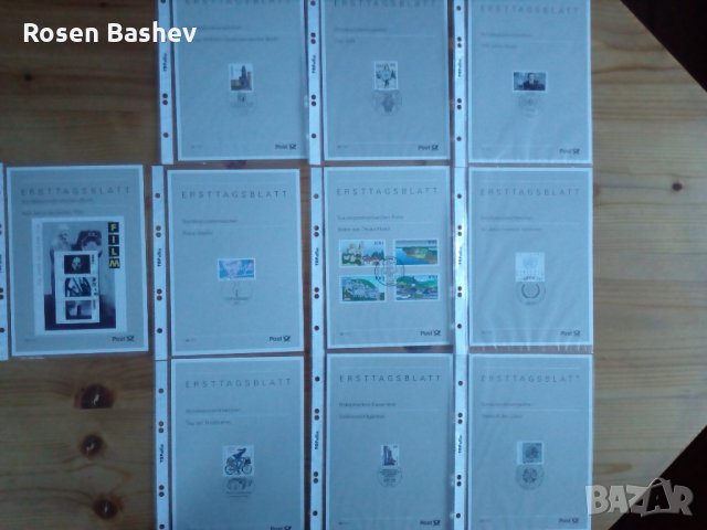 МАРКИ,ERSTTAGSBLATT, снимка 5 - Филателия - 27196167