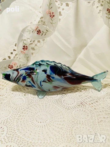статуетка риба Murano , снимка 2 - Статуетки - 51057041