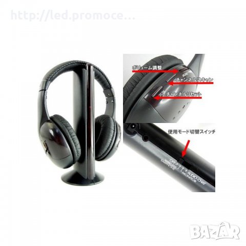 Безжични слушалки MH 2001 FM Трансмитер, снимка 2 - Слушалки и портативни колонки - 28525304