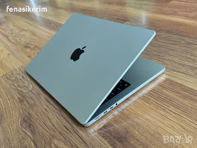 ЧИСТО НОВ 14' Apple MacBook Pro 2021 M1 Pro Silver 16GB RAM/1ТB SSD/Бат 2 цик 100%, снимка 11 - Лаптопи за работа - 52891975