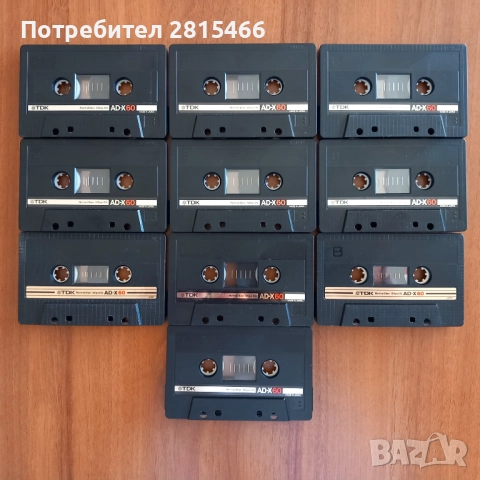 TDK AD-X C60 ЛОТ 10бр. аудио касети, снимка 3 - Декове - 51809582