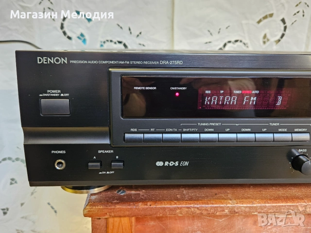 Ресийвър DENON DRA-275RD  В отлично техническо и визуално състояние., снимка 3 - Ресийвъри, усилватели, смесителни пултове - 46259920