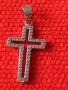 Старо сребърно кръстче 38271, снимка 3