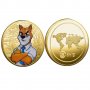 Shiba Inu The boss coin / Шиба Ину монета ( SHIB ) - Gold, снимка 2