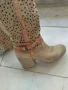 Ботуши за пролет или есен от естествен велур, снимка 3