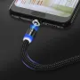 Универсален магнитен кабел Uslion 3 в 1 за зареждане на телефони - micro USB, снимка 18