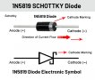 1N5819 Шотки диоди 40V, 1A, снимка 2