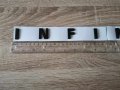 черен надпис емблема Инфинити Infiniti, снимка 3