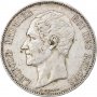 Монета Белгия 5 Франка 1852 г Леополд I, снимка 1