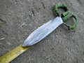 Стара кована абаджийска ножица, снимка 9