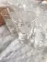 Стъклен гравиран поднос с ракиени стъклени чаши(НОВИ), снимка 2