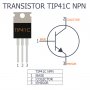 TIP41C / TIP42C 100V, 6A, 65W биполярни транзистори, снимка 3