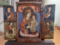 Стара Българска  Домашна Икона Триптих, снимка 11