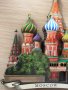Автентичен дървен 3D магнит от Москва, Русия-серия-, снимка 4
