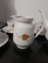 Стар  ретро български порцелан комплект за чай, снимка 3