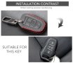Кожен ключодържател за peugeot citroen, снимка 2
