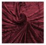 Одеало San Marino, 200x200 см, плътно и меко кадифе/полар, червено/бордо, снимка 2