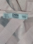 ZARA M Розова прозрачна блуза и пола каре, снимка 3