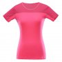 Дамска бързосъхнеща тениска Alpine Pro Leona розова, снимка 1 - Спортни екипи - 33423571