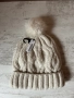 H&M Нова Бяла плетена шапка с пухен помпон 85% акрил 15% вълна ❤️, снимка 5