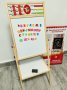 Детска дървена магнитна дъска, с български букви, българска азбука, образователна игра, играчка, снимка 5