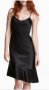 Черна рокля CONSCIOUS EXCLUSIVE органична коприна, снимка 1 - Рокли - 37114610