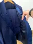 Елегантен мъжки син костюм Теодор (Slim Fit) – отлично състояние, снимка 10