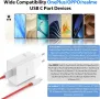 80W SuperVOOC Зарядно с 2м USB-C Кабел за OnePlus 10 11 12 Nord CE 2 3 Lite OPPO Realme 10 GT NEO, снимка 6