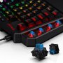 Клавиатура Геймърска USB Redragon Diti K585RGB RGB Механична Гемърска Мини клавиатура за бързи клави, снимка 2