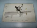 Стара новогодишна пощенска картичка със самолет, 1911г., снимка 1