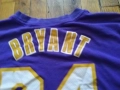 Кобе Браянт НБА Лейкърс баскетбол тениска памук №24 маркова на Адидас размер  Л, снимка 7