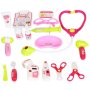 Комплект доктор на батерии с ЕКГ  - Розов, снимка 5