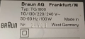 BRAUN TG 1000 2-писти , снимка 5