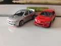 Метални колички Realtoy Mitsubishi Lancer VII и Mitsubishi Lancer Evo X в мащаб 1/64, снимка 1