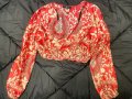 Дамска блуза сатен, снимка 1 - Блузи с дълъг ръкав и пуловери - 38927036