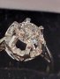 Златен 750 проба дамски пръстен с брилянт 0.9 карата диамант, снимка 1 - Пръстени - 35474173