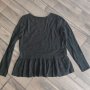 Продавам черна дамска блуза, снимка 1 - Блузи с дълъг ръкав и пуловери - 36774603