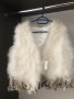 Бял Пухен елек , снимка 2