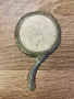 Винтидж ръчно огледало от СССР, метал, декоративен орнамент, 1960–1970-те, снимка 2