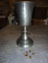 Испански калаен бокал чаша потир Pedraza Segovia, снимка 7
