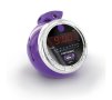 Радио часовник с прожекция Pop Purple FM USB MP3, снимка 2
