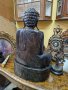 Великолепна голяма антикварна дървена фигура статуетка , снимка 6