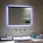 Огледало за баня с LED осветление и TOUCH SCREEN 70х90, снимка 1 - Огледала - 27504120