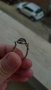 Сребърен пръстен с Натурален гранат, снимка 3