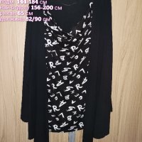 Макси блуза/туника 2в1, снимка 5 - Блузи с дълъг ръкав и пуловери - 43000957